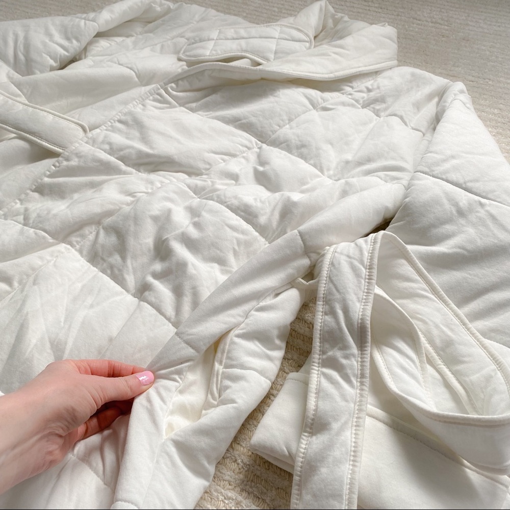 NWT Skin x J. Crew quilted robe - Picture 12 of 16